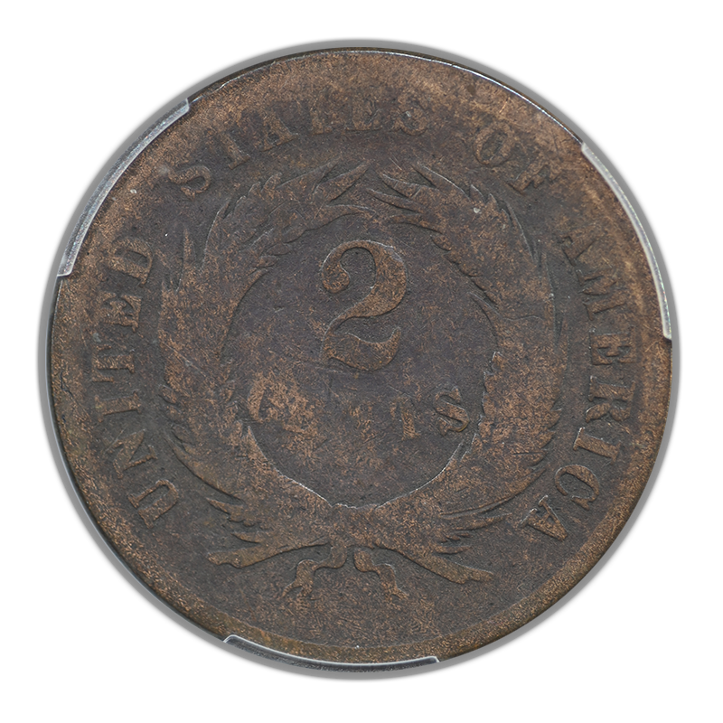 1872 Two Cent Piece 2C PCGS FR02 - Lowball