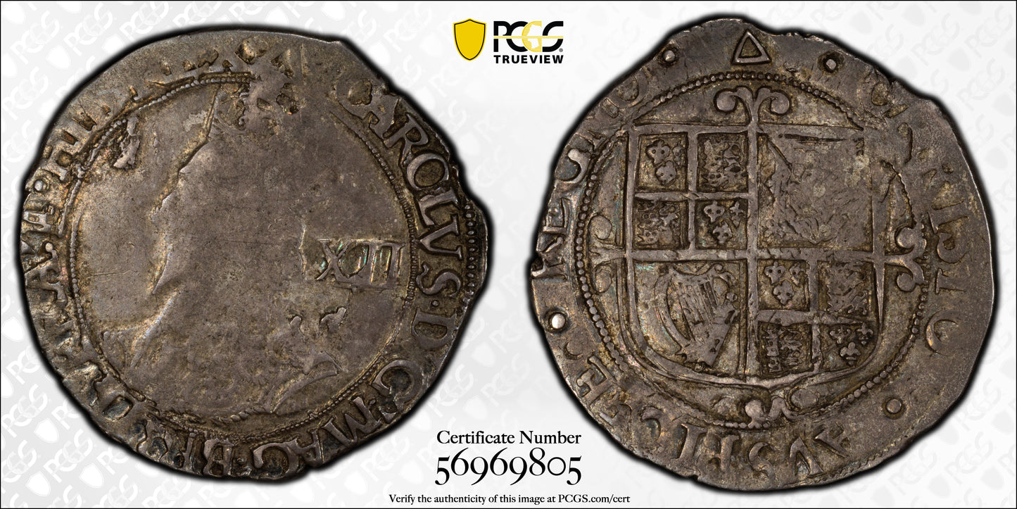 (1639-40) Great Britain Shilling PCGS VF30 S-2799 Triangle
