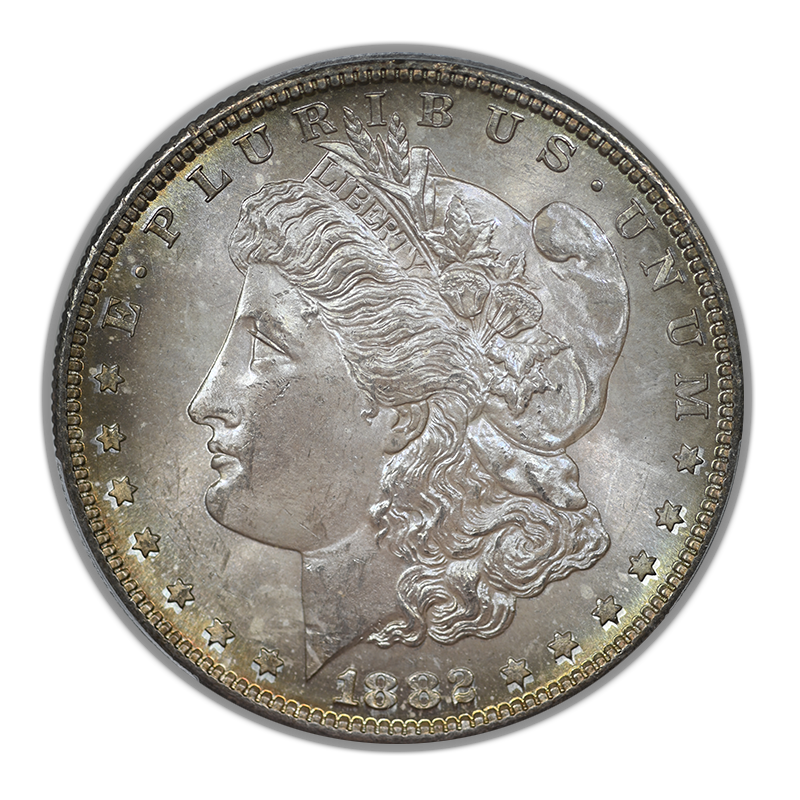 1882-S Morgan Dollar $1 PCGS MS65 - TONED!