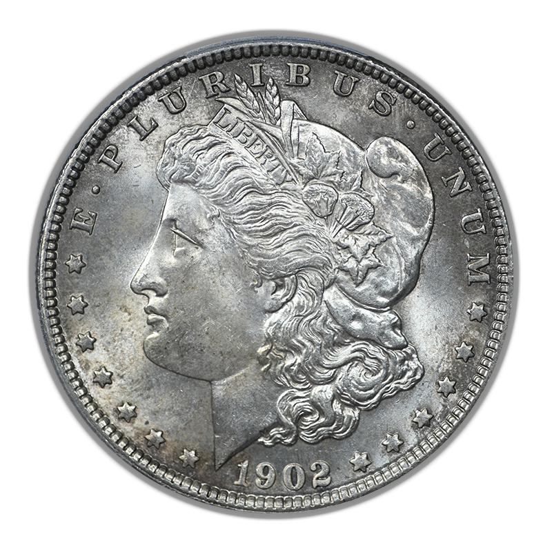 1902 Morgan Dollar $1 PCGS MS62