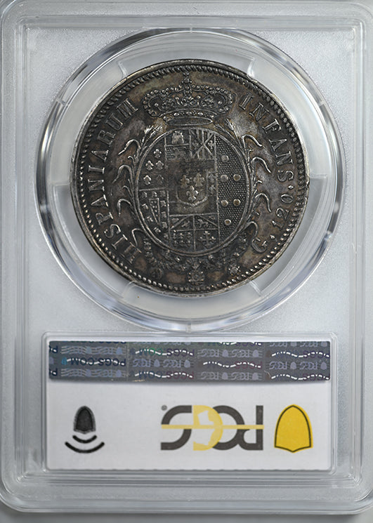1815 Italy-Naples 120Gr Grana PCGS XF40 Dav-168 - TOP POP!