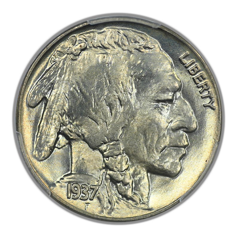 1937 Buffalo Nickel 5C PCGS MS67 CAC