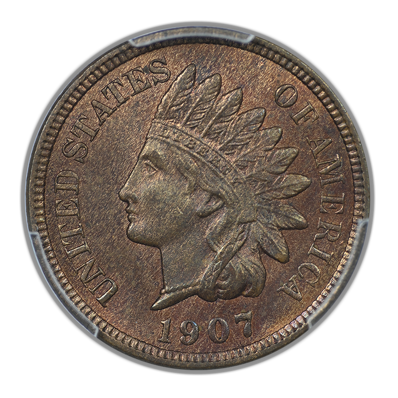1907 Indian Head Cent 1C PCGS MS64BN
