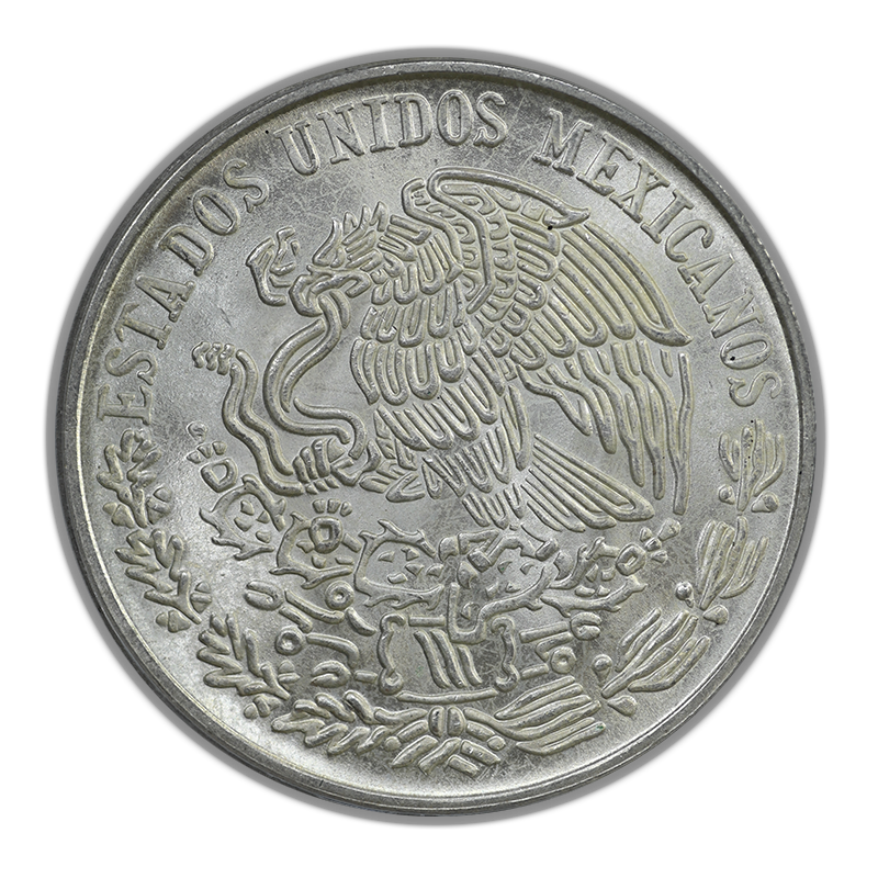 1978-Mo Doubled Die Obverse Mexico Silver 100P Cien Pesos PCGS MS65 KM-483.2 DDO