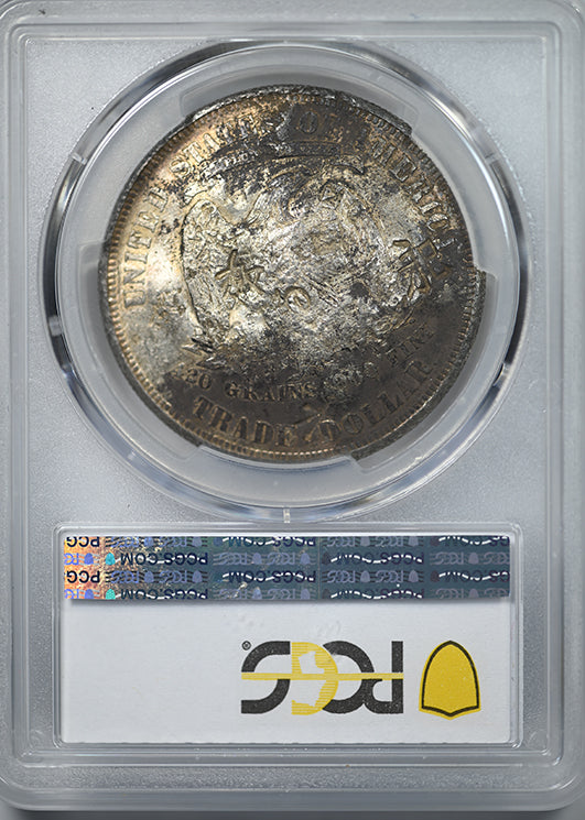 1877-S Trade Dollar T$1 PCGS Genuine XF Detail - Chopmarked