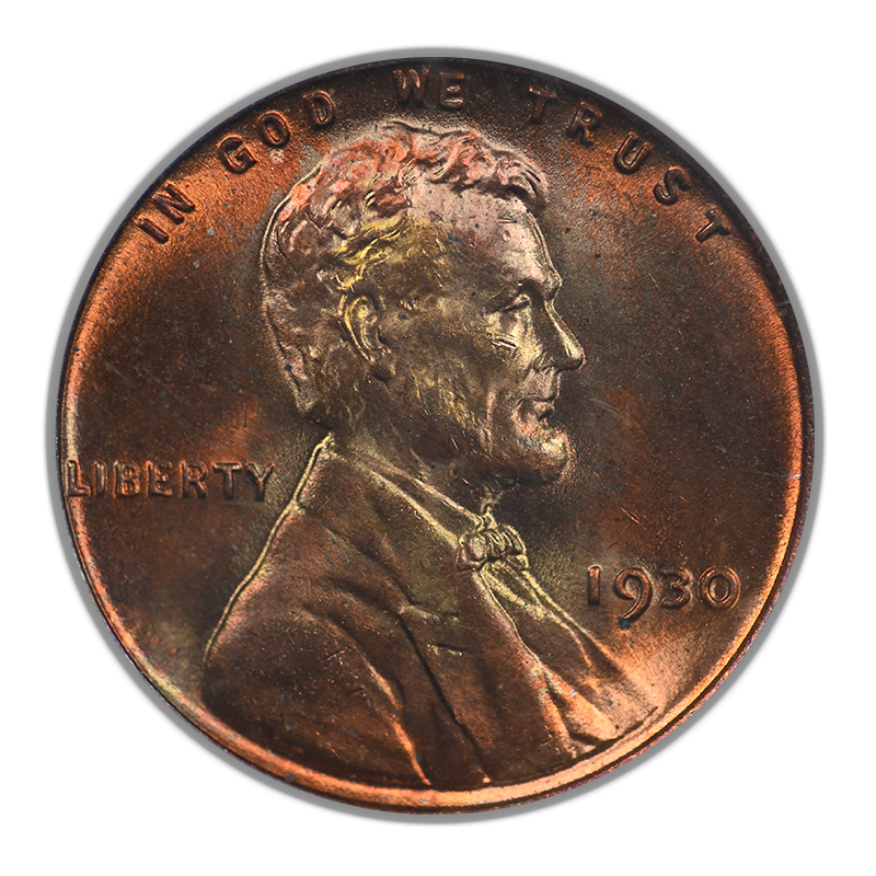 1930 Lincoln Wheat Cent 1C PCGS MS65RD