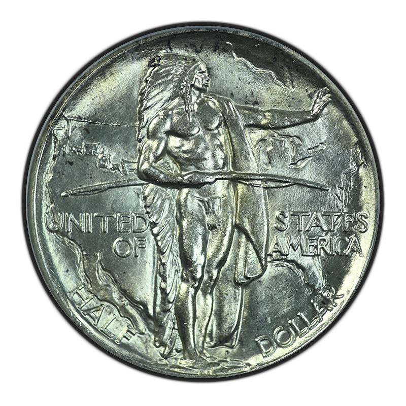 1926 Oregon Trail Classic Commemorative Half Dollar 50C PCGS MS64 Obverse