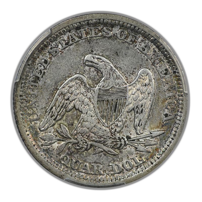 1856 Liberty Seated Quarter 25C PCGS AU50