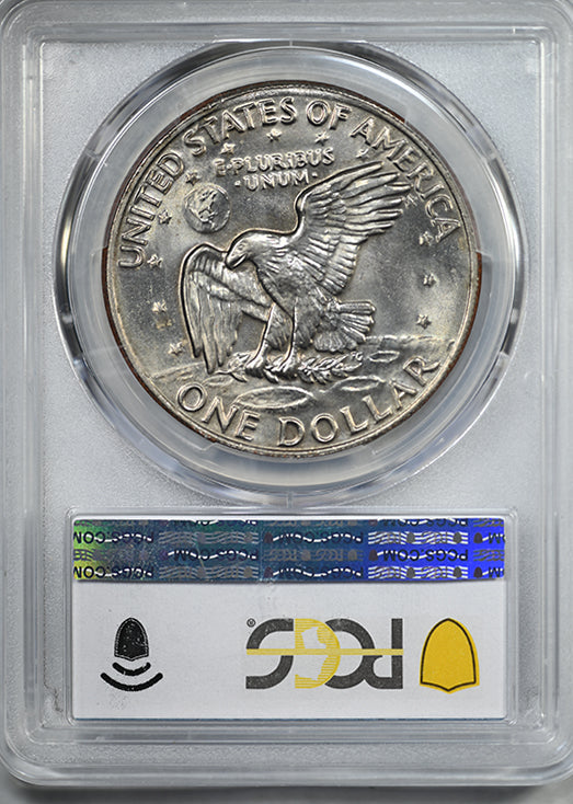 1978 Clad Eisenhower Ike Dollar $1 PCGS MS65 - Mint Error Partial Collar