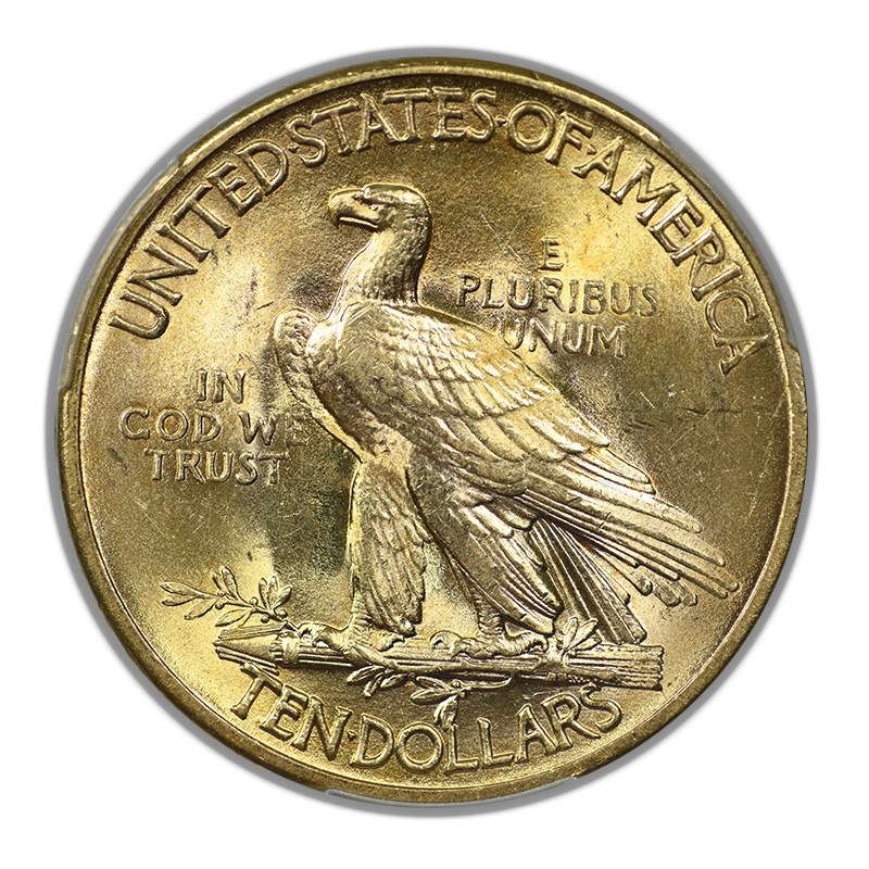 1915 Indian Head Gold Eagle $10 PCGS MS63