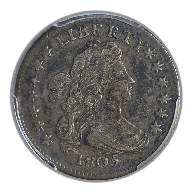 1805 Draped Bust Dime 10C PCGS XF40 - 4 Berries