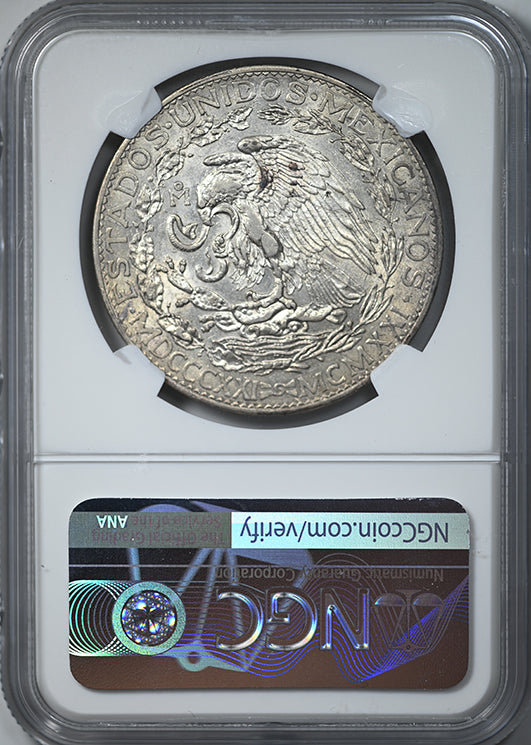 1921 Mo Mexico Silver 2 Pesos S2P NGC AU53 - Independence Centennial
