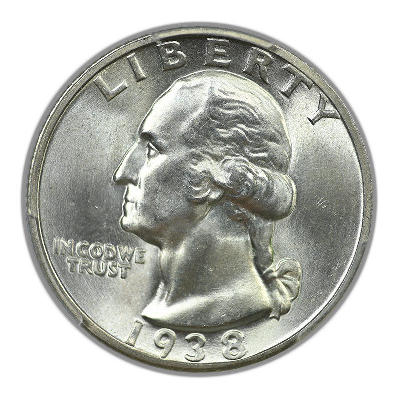 1938-S Washington Quarter 25C PCGS MS65