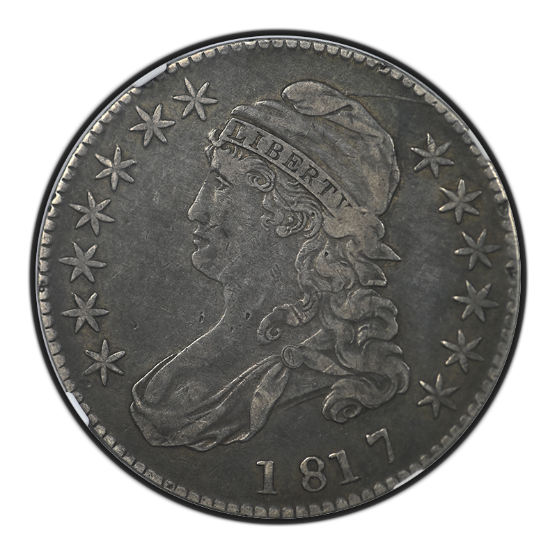 1817 Capped Bust Half Dollar 50C NGC VF35 - Comet O-106 Obverse