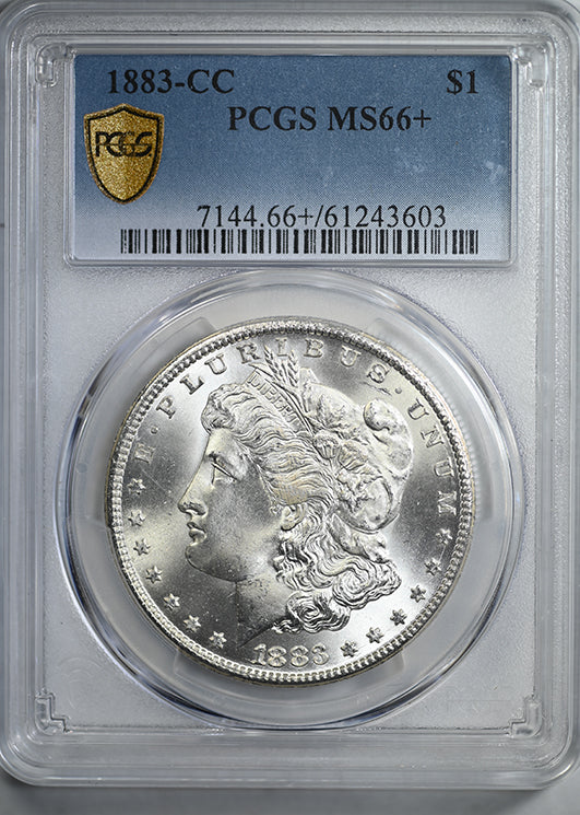 1883-CC Morgan Dollar $1 PCGS MS66+ – Americana Rare Coin
