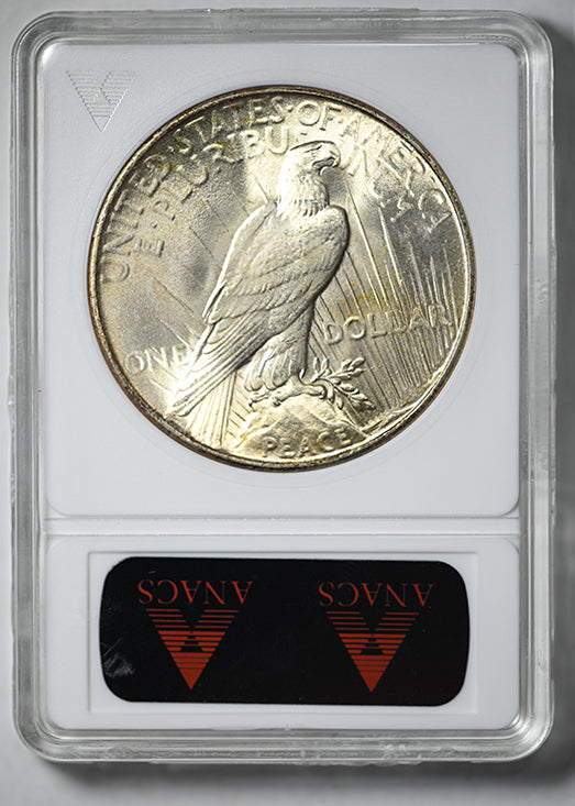 1935 Peace Dollar $1 ANACS MS64