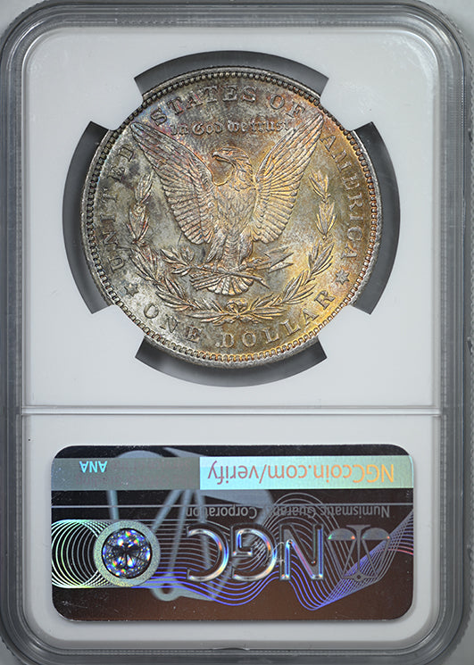 1897 Morgan Dollar $1 NGC MS64 - REVERSE TONED!