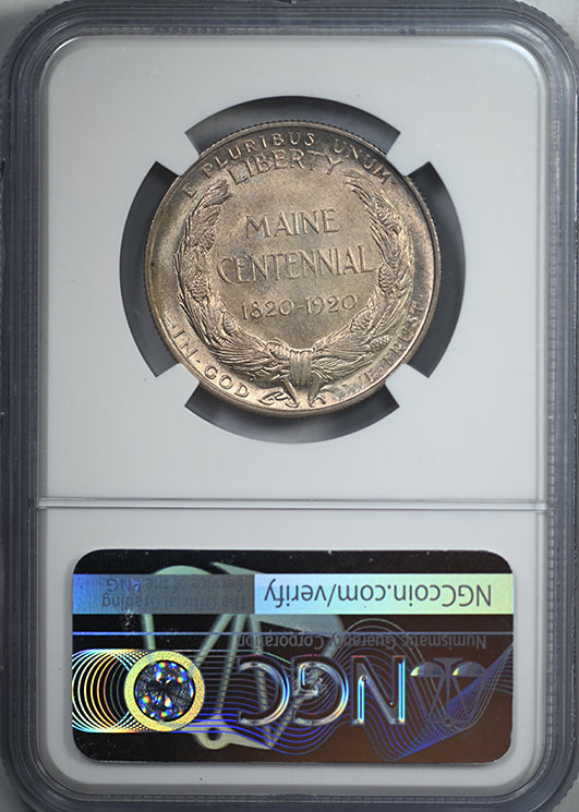 1920 Maine Classic Commemorative Half Dollar 50C NGC MS66