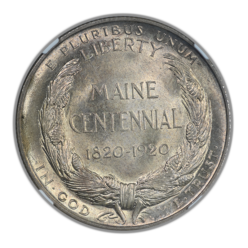 1920 Maine Classic Commemorative Half Dollar 50C NGC MS66