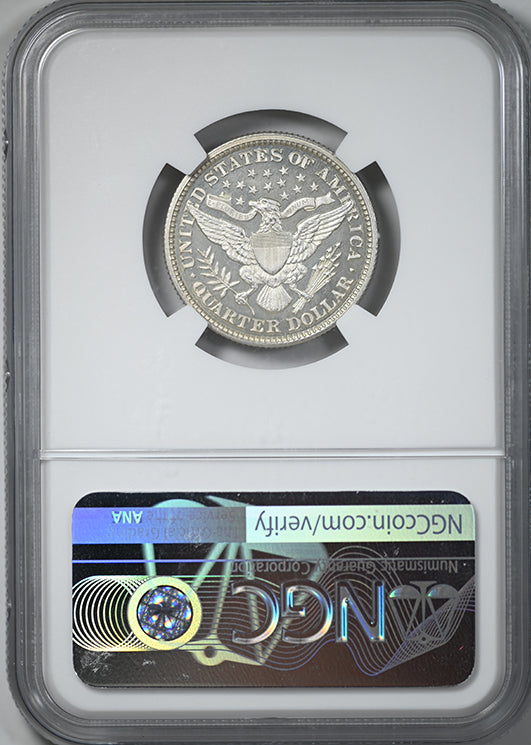 1892 Proof Barber Quarter 25C NGC PF65 CAMEO