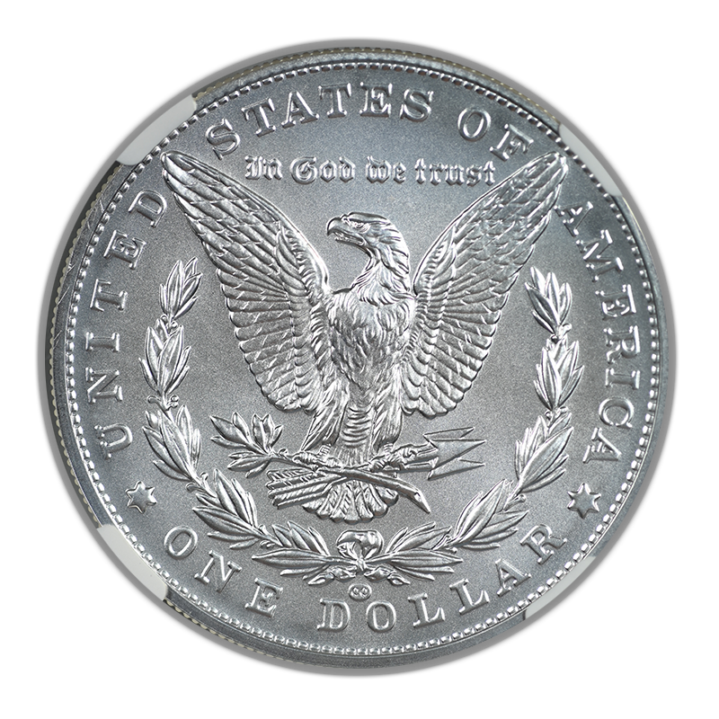 2021-CC Morgan Dollar $1 NGC MS70 - Carson City Privy Mark First Day of Issue - 100th Anniversary