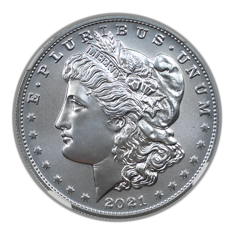 2021 'CC' Morgan Dollar $1 NGC MS70 - Carson City Privy Mark - First Day of Issue - 100th Anniversary