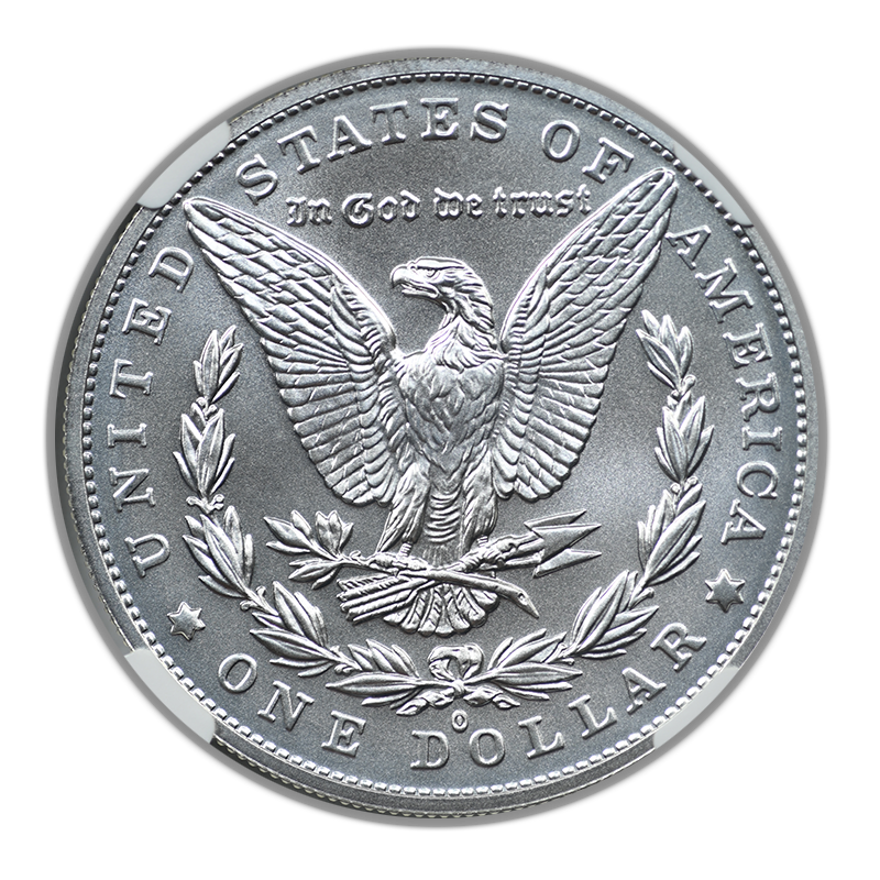2021 'O' Morgan Dollar $1 NGC MS70 - New Orleans Privy Mark - First Day of Issue - 100th Anniversary