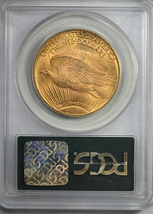 1924 Saint Gaudens Gold Double Eagle $20 PCGS MS63 Gold CAC OGH