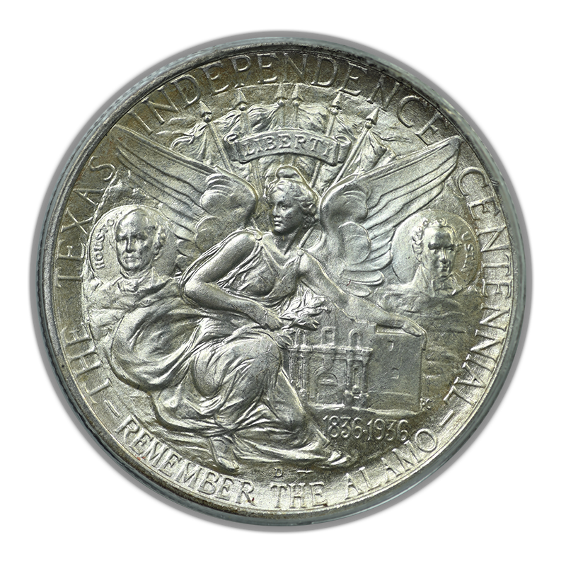 1937-D Texas Classic Commemorative Half Dollar 50C PCGS MS65 CAC OGH