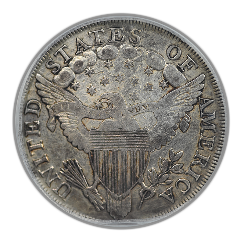 1799 Draped Bust Dollar $1 ICG F12 Details