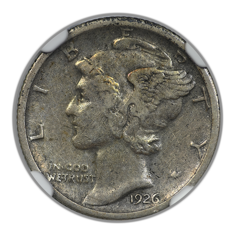 1926-S Mercury Dime 10C NGC VF35 Obverse