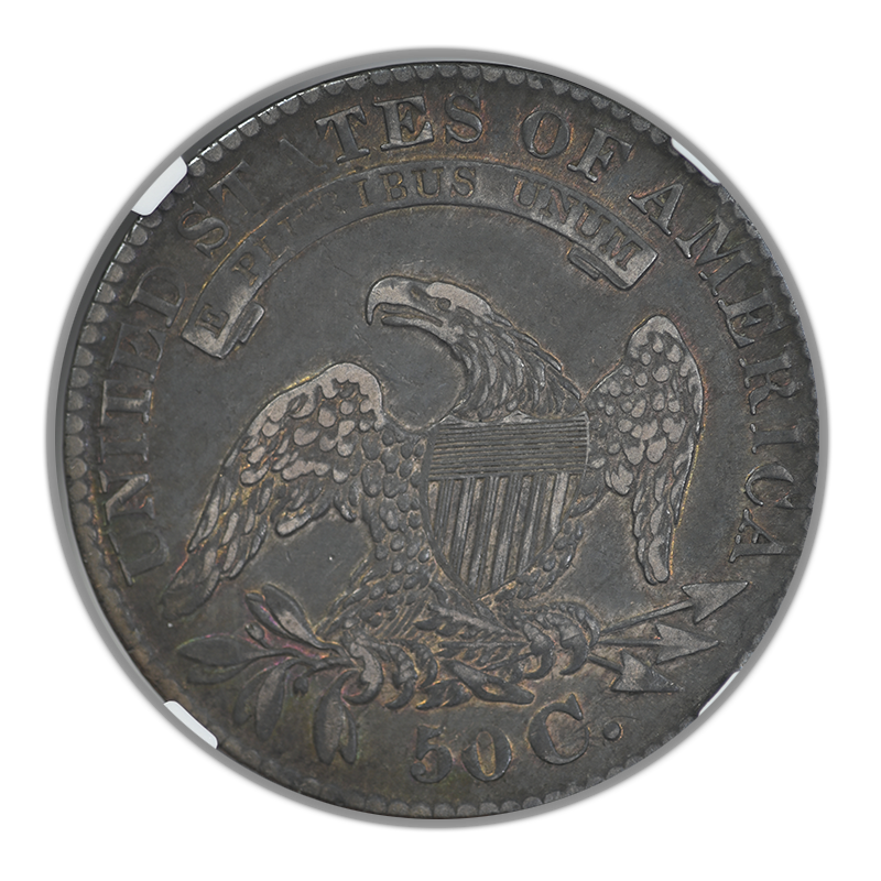 1829 Capped Bust Half Dollar 50C NGC XF40 Reverse