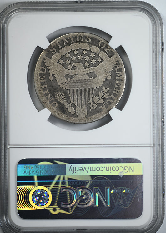 1807 Draped Bust Half Dollar 50C NGC AG3 Reverse Slab