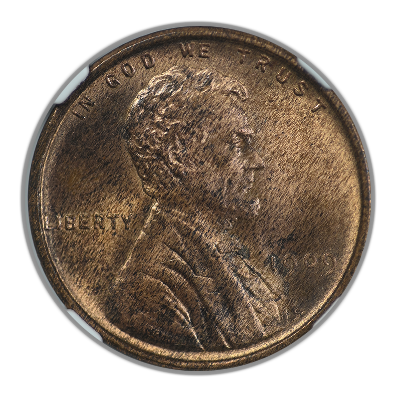 1909 VDB Lincoln Wheat Cent 1C NGC MS65RB Obverse