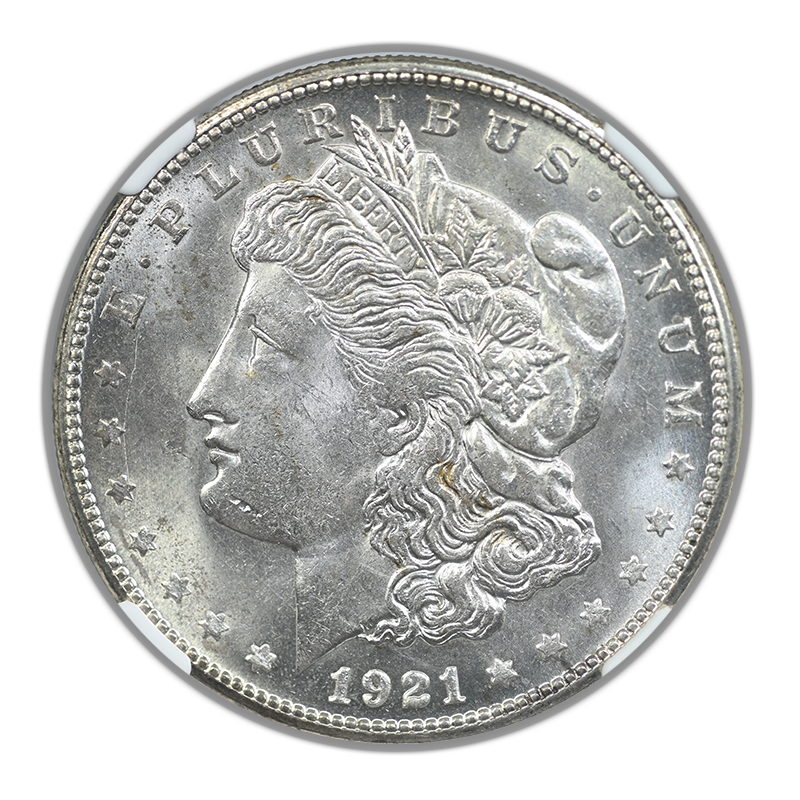 1921-S Morgan Dollar $1 NGC MS62 - Weak S