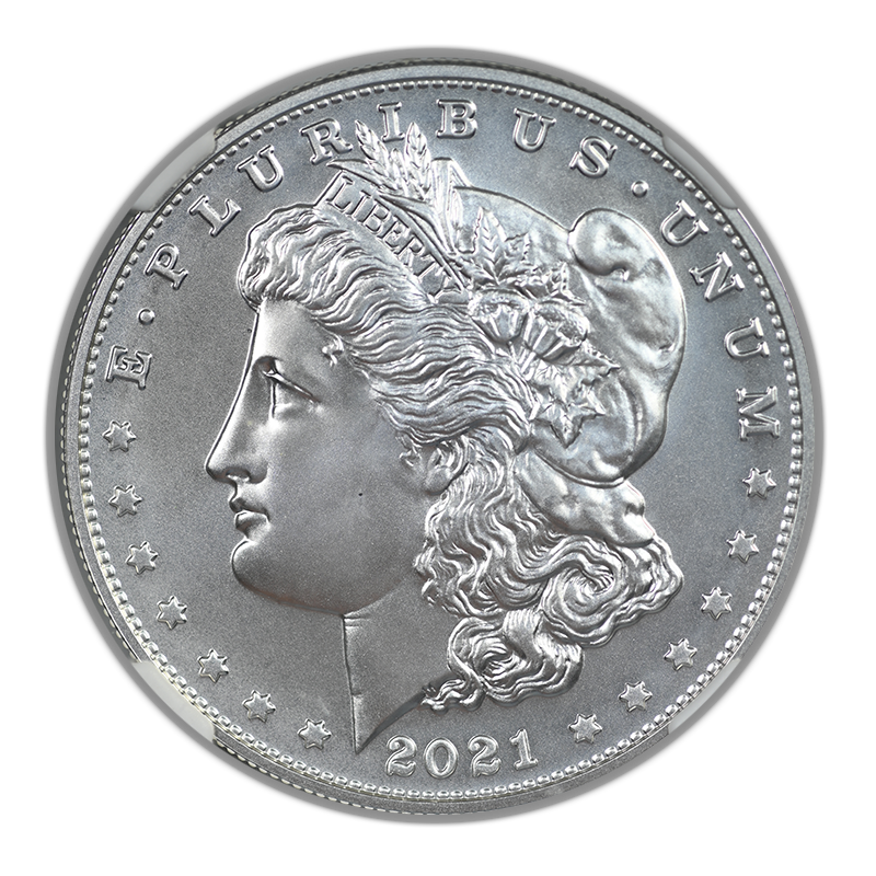 2021-S Morgan Dollar $1 NGC MS70 - Early Releases - 100th Anniversary