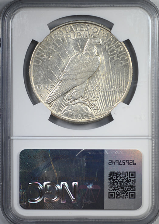 1934-S Peace Dollar $1 NGC AU53
