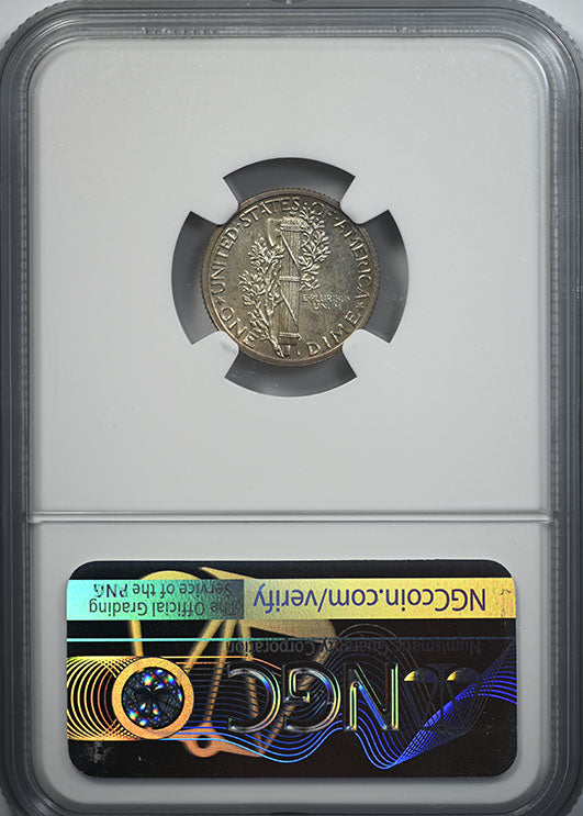 1938 Proof Mercury Dime 10C NGC PF66 Reverse Slab