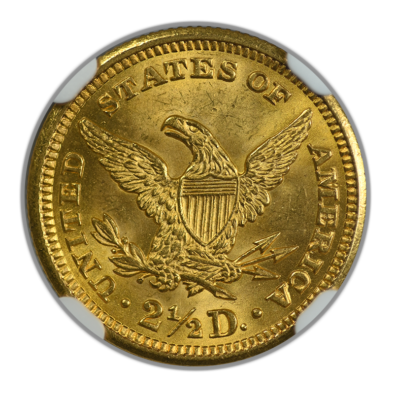 1906 Liberty Head Gold Quarter Eagle $2.50 NGC MS64