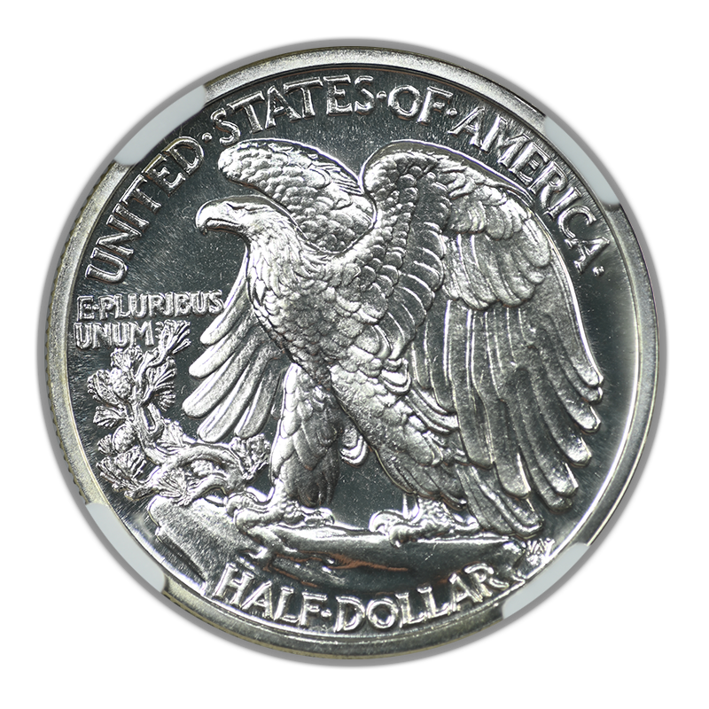 1942 Proof Walking Liberty Half Dollar 50C NGC PF68