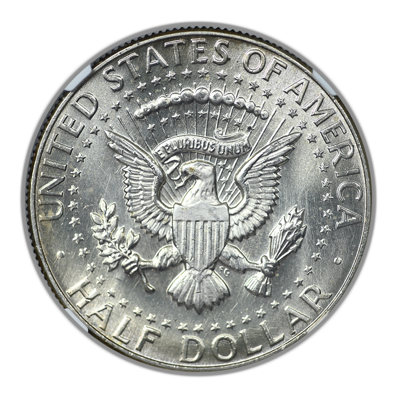 1965 Kennedy Half Dollar 50C NGC MS67 - TONED!