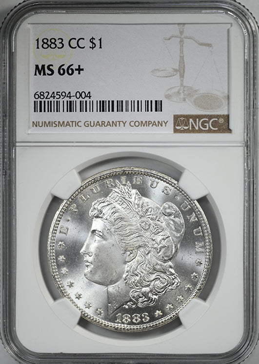 1883-CC Morgan Dollar $1 NGC MS66+