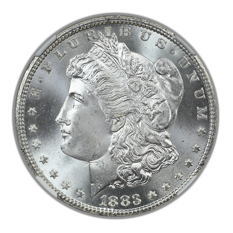 1883-CC Morgan Dollar $1 NGC MS66+