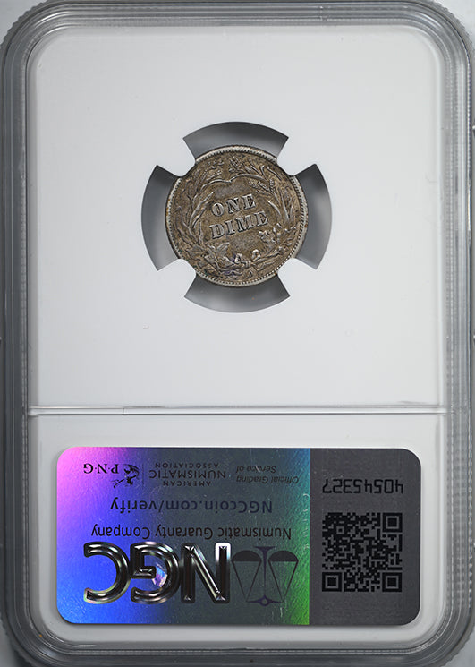 1903-O Barber Dime 10C NGC AU53 Reverse Slab