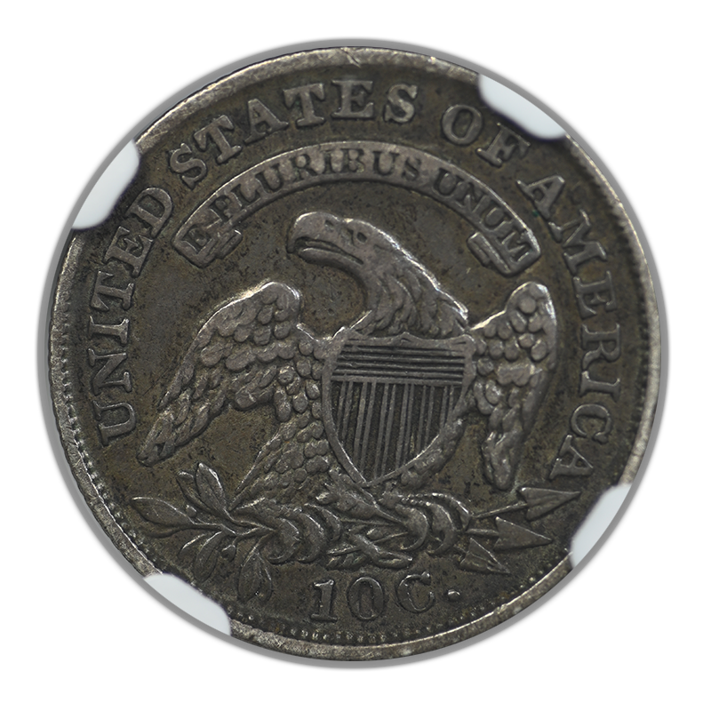1835 Capped Bust Dime 10C NGC XF40 Reverse