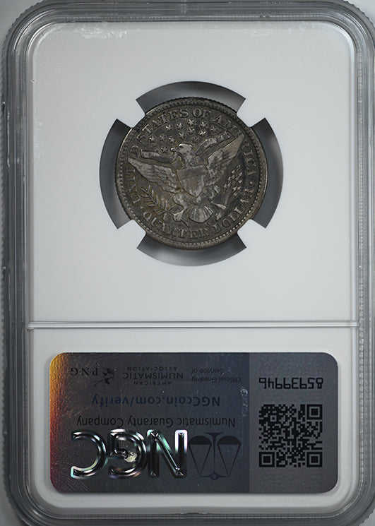 1898-O Barber Quarter 25C NGC VF20 Reverse Slab
