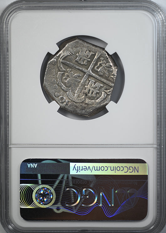 1630 Spain 4 Reales 4R NGC VF35 Reverse Slab