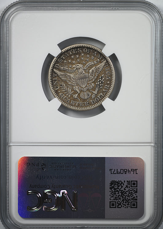 1901-O Barber Quarter 25C NGC XF40 Reverse Slab