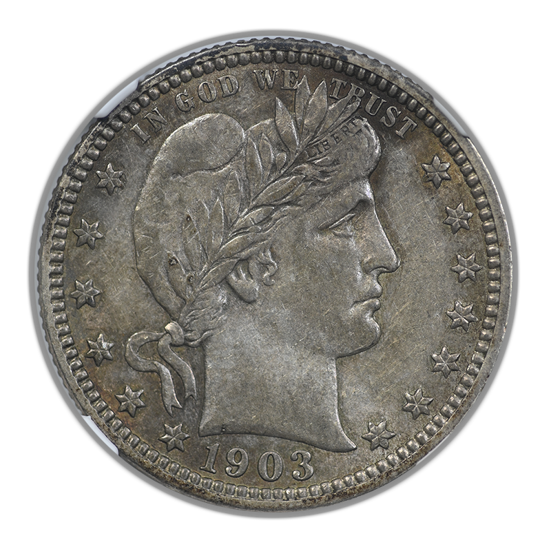1903-O Barber Quarter 25C NGC AU55 Obverse