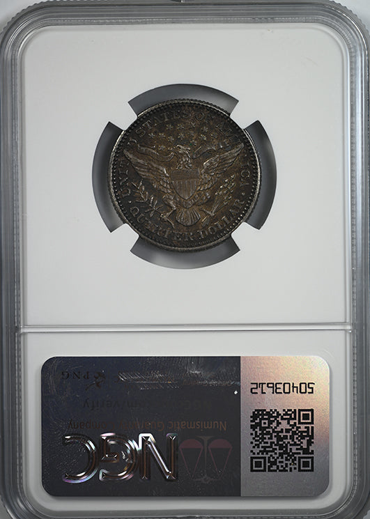 1905 Barber Quarter 25C NGC AU53 Reverse Slab